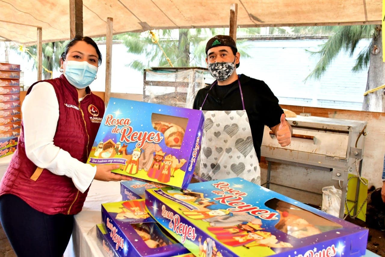 Tláhuac realiza Expo-Venta de rosca de reyes para promover la economía y consumo local