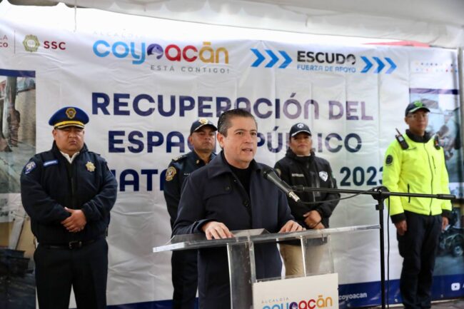 Arranca Coyoacán recuperación de espacio con chatarrización