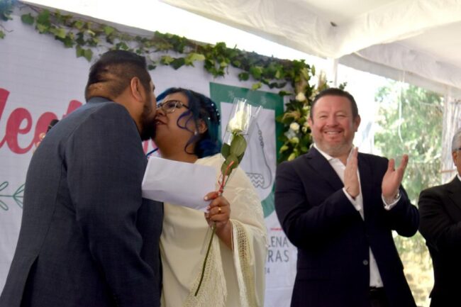 La Alcaldía la Magdalena Contreras celebra matrimonios colectivos gratuitos en el Día del Amor y la Amistad