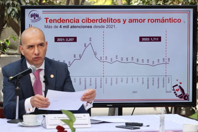 Alerta Consejo Ciudadano por delitos cibernéticos y estafas amorosas