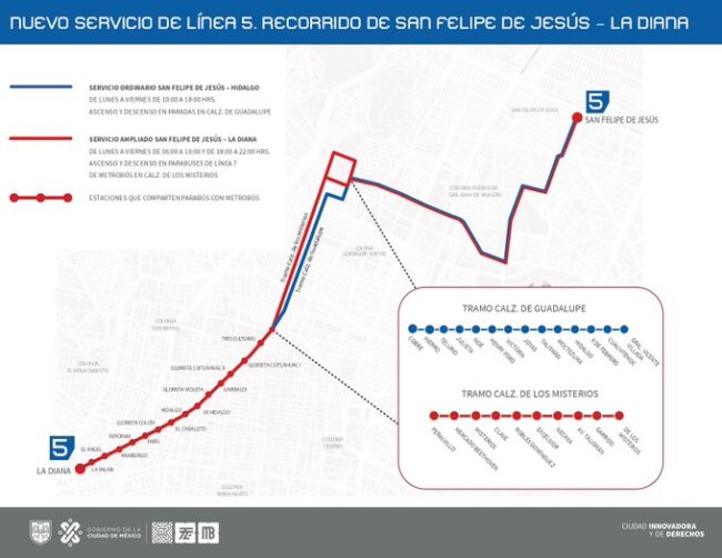 Anuncian nuevas estaciones en L-5 del Trolebús