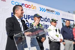 El Alcalde indicó que su administración trabaja interinstitucionalmente y en coordinación con la Secretaría de Seguridad Ciudadana de la Ciudad de México (SSC) y Escudo Coyoacán por la seguridad de las y los vecinos y por ello.