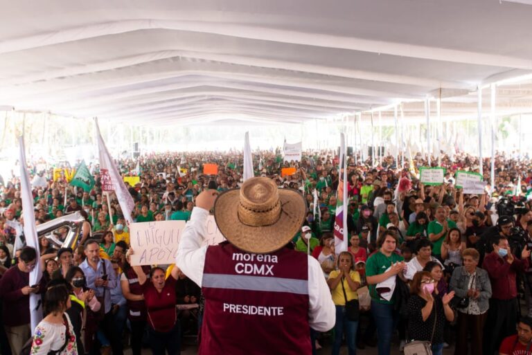 Al concluir los 24 eventos en que asistieron más de 50 mil personas para conformar los más de 7 mil Comités de Defensa de la Cuarta Transformación, el presidente de Morena en la Ciudad de México, Sebastián Ramírez, destacó que cada vez son más los capitalinos que quieren que en 2024 el cambio continúe.