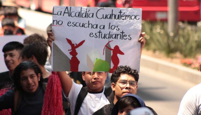 Jóvenes exigen a Cuevas mejoras a Casas del Estudiante en Alcaldía Cuauhtémoc