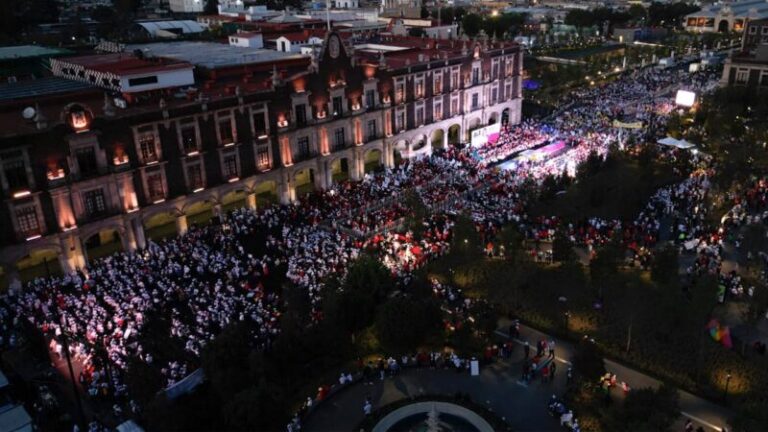 mitin  campaña edomex