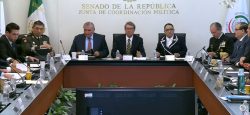 Por primera vez en la historia del Congreso, los titulares de las secretarías de la Defensa Nacional, Luis Cresencio Sandoval; de Marina, Rafael Ojeda Durán y Seguridad y Protección Ciudadana, Rosa Icela Rodríguez Velázquez; así como de Gobernación, Adán Augusto López Hernández, comparecieron ante legisladores y legisladoras.