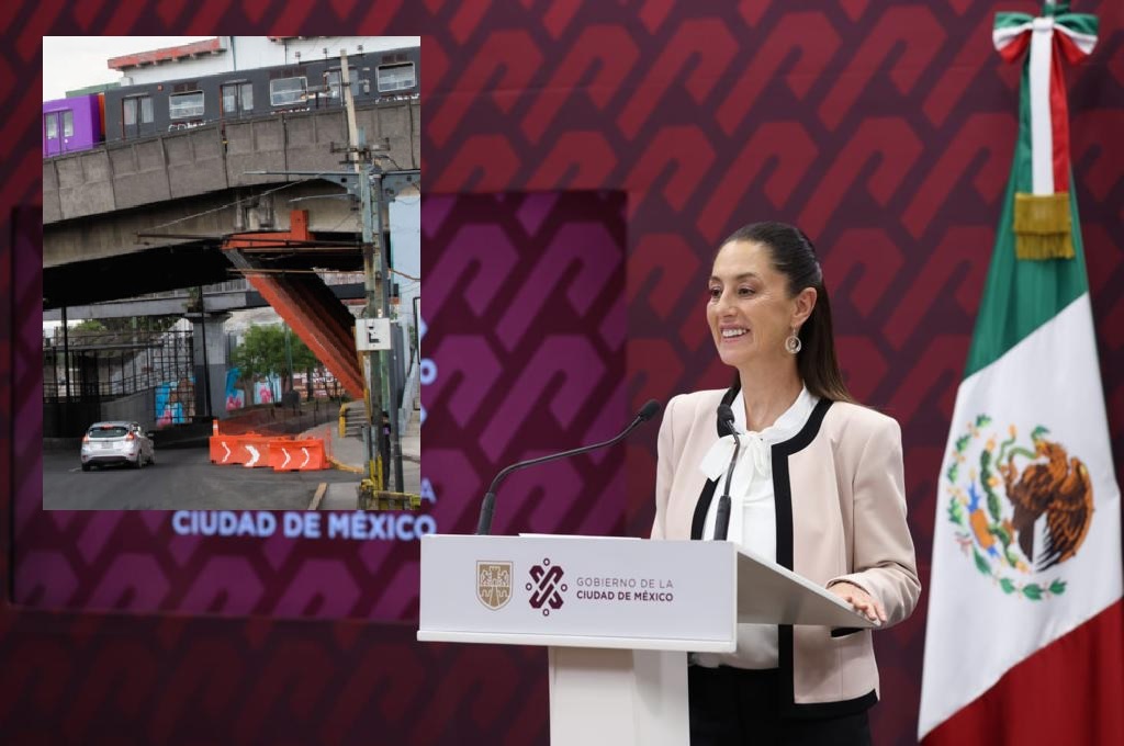 Principal 3 de mayo Insiste Sheinbaum remiendo en Metro Pantitlán es seguro