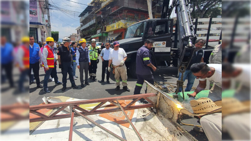 Coyoacán atiende emergencia en Mercado de Pedregal de Santa Úrsula