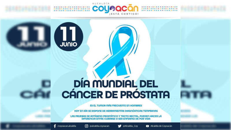 Conmemoran el Día Mundial del Cáncer de Próstata en Coyoacán Conmemoran el Día Mundial del Cáncer de Próstata en Coyoacán