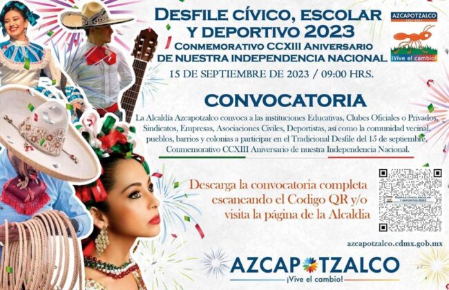 Abre Azcapotzalco inscripciones a desfile deportivo del 15 de septiembre