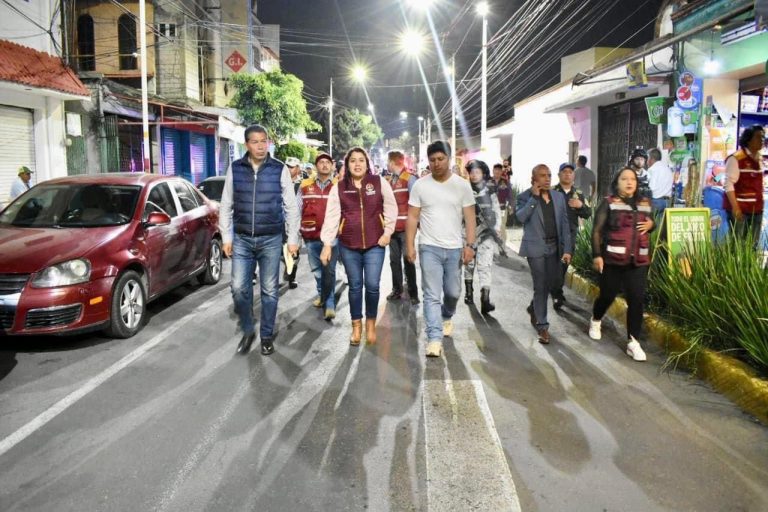 Con estrategia Tláhuac Brilla, alcaldesa supervisa nuevo Sendero Seguro