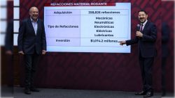 El Jefe de Gobierno indicó que también se adquieren 30 mil lámparas, más de mil 500 torniquetes, más de 12 mil aisladores para barras guía, 26 grúas, 18 escaleras eléctricas, entre otros. FOTO: GCDMX