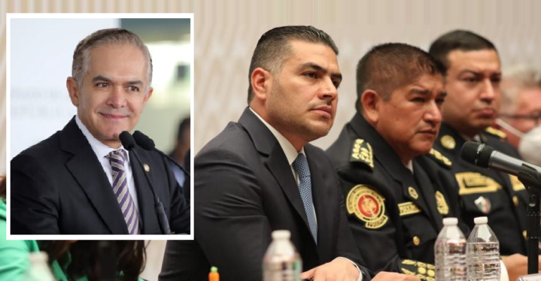 Hoy senador de la República y ex jefe de Gobierno de la CDMX, Miguel Ángel Mancera considera que el mejor aspirante que tiene Morena para la Jefatura de la capital del país es el ex secretario de Seguridad Ciudadana, Omar García Harfuch, pero advierte que no la va a tener nada fácil. CRÉDITO: Fotocomposición / Senado / SSC