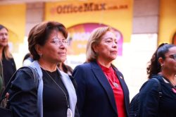 La coordinadora de Morena en el Congreso de la Ciudad de México y aspirante a la candidatura por la Alcaldía Iztapalapa Martha Ávila celebró la publicación de la convocatoria de su partido para la selección del coordinador de la Ciudad de México para la Defensa de la Cuarta Transformación, que de facto se convertiría en el candidato a la Jefatura de Gobierno. FOTO: X / Martha Ávila