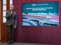 El secretario de Movilidad Andrés Lajous informó que, tres estaciones de la Línea 9 del Metro cerrarán durante cinco meses debido a la renivelación de las vías del tramo oriente. FOTO: GCDMX