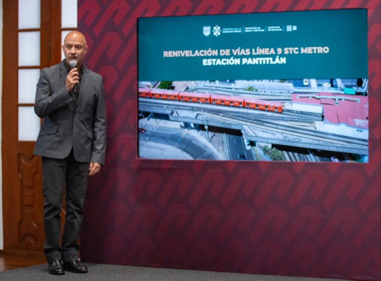 El secretario de Movilidad Andrés Lajous informó que, tres estaciones de la Línea 9 del Metro cerrarán durante cinco meses debido a la renivelación de las vías del tramo oriente. FOTO: GCDMX