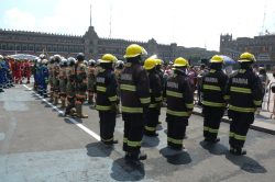 Martí Batres, jefe de Gobierno, aseguró que la capital del país se encuentra capacitada para afrontar una fuerte emergencia sísmica, y muestra de ello es que se realizó con éxito el Segundo Simulacro Nacional 2023 en la Ciudad de México. FOTO: GCDMX