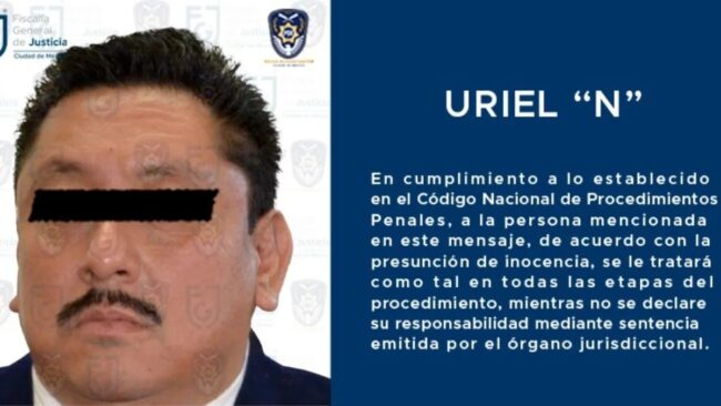 Uriel Carmona fiscal de Morelos permanecerá en prisión: FGJCDMX