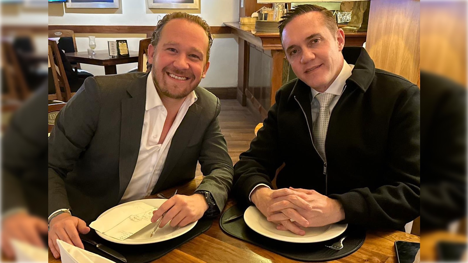 El alcalde de Benito Juárez  Santiago Taboada se reunió con su homólogo de Cuajimalpa, para dialogar entorno del 2024, pues ambos buscan la candidatura de oposición para la Jefatura de Gobierno de la Ciudad de México, el primero desde las filas del PAN, y el segundo del PRI, partidos que competirán juntos en el Frente Amplio por México, en el que igual participa el PRD. FOTO: X / Taboada