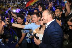 Santiago Taboada, alcalde de Benito Juárez (BJ) y aspirante a la candidatura de la oposición para la Jefatura de Gobierno de la Ciudad de México ofreció que va a replicar el proyecto de trabajo que implementó en la Alcaldía. FOTO: X / Taboada