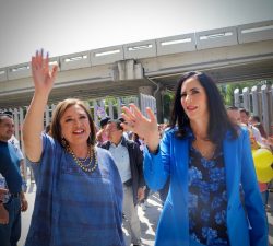 La aspirante a la candidatura del Frente Amplio por la CDMX a la Jefatura de Gobierno, Lía Limón dijo que confía en que definan un método democrático, transparente y sin simulación para la elección de quien abandere a la oposición en los comicios de 2024 en la capital, donde tienen amplias posibilidades de ganar. FOTO: Alcaldía ÁO