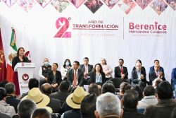 Berenice Hernández destacó que la transformación de nuestra alcaldía “se ve y se vive”, señaló la alcaldesa al destacar que actualmente son reencarpetados 97 mil metros cuadrados de vialidades. FOTOS: Especial