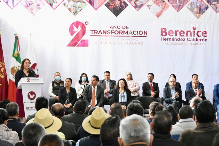 Berenice Hernández destacó que la transformación de nuestra alcaldía “se ve y se vive”, señaló la alcaldesa al destacar que actualmente son reencarpetados 97 mil metros cuadrados de vialidades. FOTOS: Especial