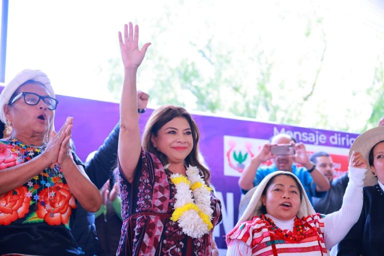 “Hay un empate técnico en los números y en la competencia actual desde hace varias semanas. Estos últimos días ha sido evidente el crecimiento que hemos tenido, no solo lo digo yo”, recalcó Brugada. FOTO: Campaña Clara Brugada