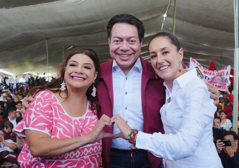 Aclaró que el nombramiento de la exalcaldesa tiene un sustento y no fue una imposición. Delgado recordó que la coalición Morena, PT y PVEM realizó encuestas en nueve Estados donde se realizarán elecciones el próximo año. FOTO: X / Mario Delgado