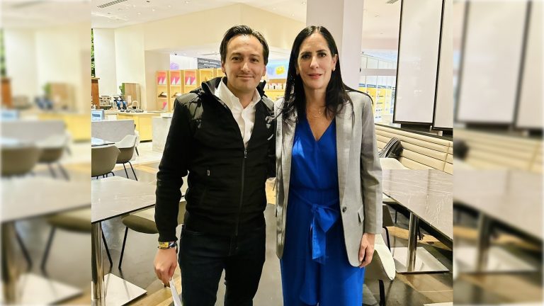 “Si Morena cree que me van a ganar a la mala se equivocan; no me detuvieron con sus granaderos, cuando incluso me rompieron la nariz, y ya les gané en el 2021”, expresó Limón García. FOTO: X / Lía Limón