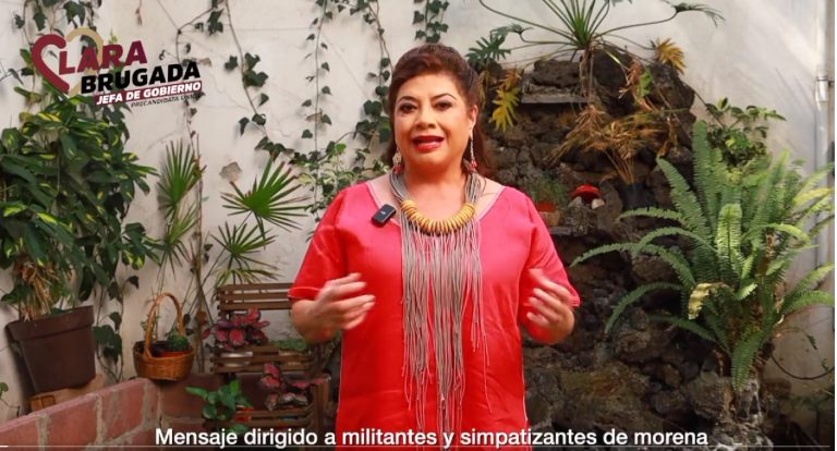 En el sondeo telefónico que se hizo a mil 63 personas mayores de edad y que declararon contar con credencial de elector vigente de la capital del país se refiere que la exalcaldesa de Iztapalapa tiene una ventaja de 32.6% sobre el alcalde de Benito Juárez con licencia. FOTO: Spot Brugada