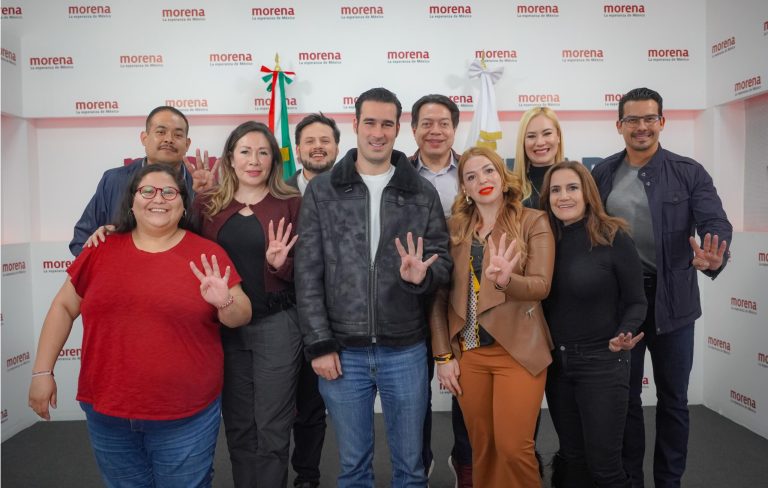 Más historias de que en Morena prevalece el influyentismo y ser pariente de alguien poderoso en el gobierno o en el partido ayuda mucho para obtener un cargo o una candidatura. El caso más reciente: Miguel Torruco, hijo del secretario de Turismo del mismo nombre, quien será el candidato de ese partido a la Alcaldía de Miguel Hidalgo. FOTO: X / Morena CDMX