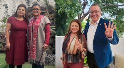 René Bejarano ya le terminó de escribir su carta a Santa Clos, que en el caso de Morena CDMX se adelantará y llegará el 22 de diciembre: quiere las dos principales Alcaldías de la capital, Iztapalapa y Cuauhtémoc. ¿Y su nieve de qué sabor?, dicen. FOTO: X / Aleida Alavez – X / Gabriel García