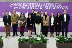 propósito de consolidar la colaboración entre ambas instituciones y establecer líneas de trabajo en el marco de las elecciones 2024. FOTO: IECM