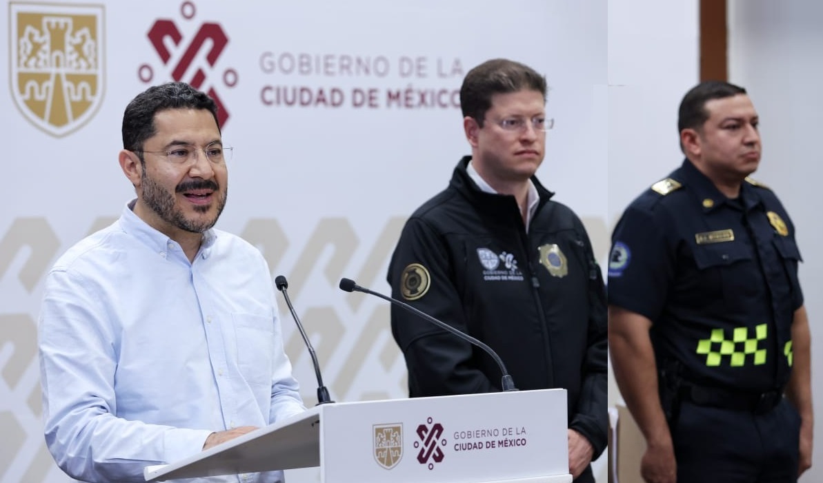 A escasos 200 metros de las oficinas del subsecretario de Control de Tránsito de la Secretaría de Seguridad Ciudadana de la CDMX, Francisco Javier Moreno Montaño (derecha), en el cruce de avenida Cuauhtémoc y La Morena, todos los días atracan al ciudadano… policías de tránsito. FOTO: GCDMX