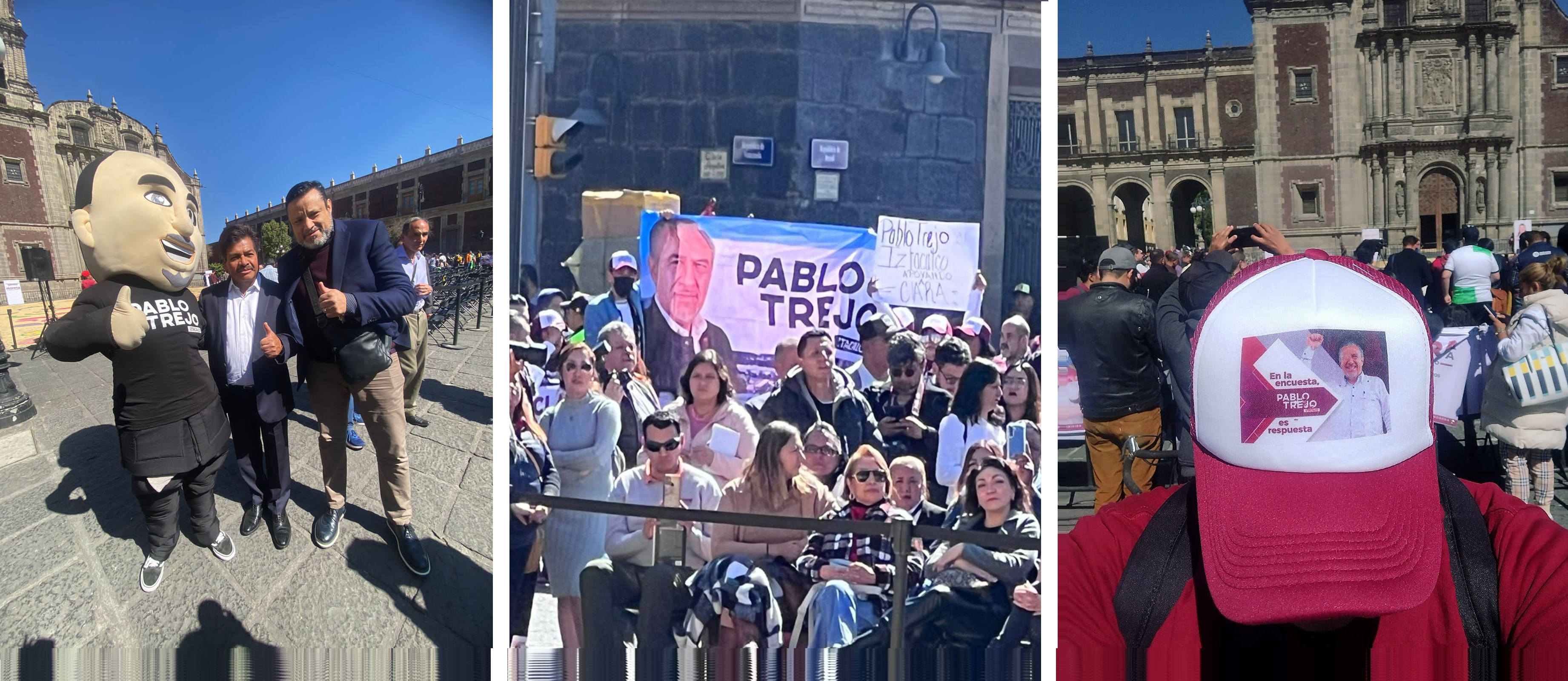 Vaya que otra vez le quedó muuuuy grande el saco de presidente de Morena en la CDMX a Sebastián Ramírez. Resulta que el cierre de precampaña para la Jefatura de Gobierno de Clara Brugada, que él se apoderó de la organización, fue un evento tan desangelado, que hasta parecía el cierre para una contienda de Presidencia Municipal. FOTO: CDMX Magacín