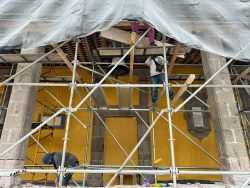 La alcaldía rehabilita tres puntos históricos para la demarcación: el Palacio de Cortés, los Arcos Atriales y el kiosco del Jardín Hidalgo.  FOTOS: Especialñ