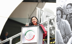 Para Ana Lilia Rivera es un honor y un deber rendir homenaje a las valientes mujeres que han abierto el camino con su valor, determinación y sacrificio, allanando el camino para las siguientes generaciones. FOTO: Senado