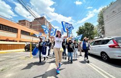 Lía Limón aseguró que Álvaro Obregón merece un gobierno que trabaje todos los días para seguir mejorando la seguridad, por lo que se comprometió a dotar a la alcaldía de más policías, más patrullas, más cámaras, más luminarias y más caminos blindados. FOTO: