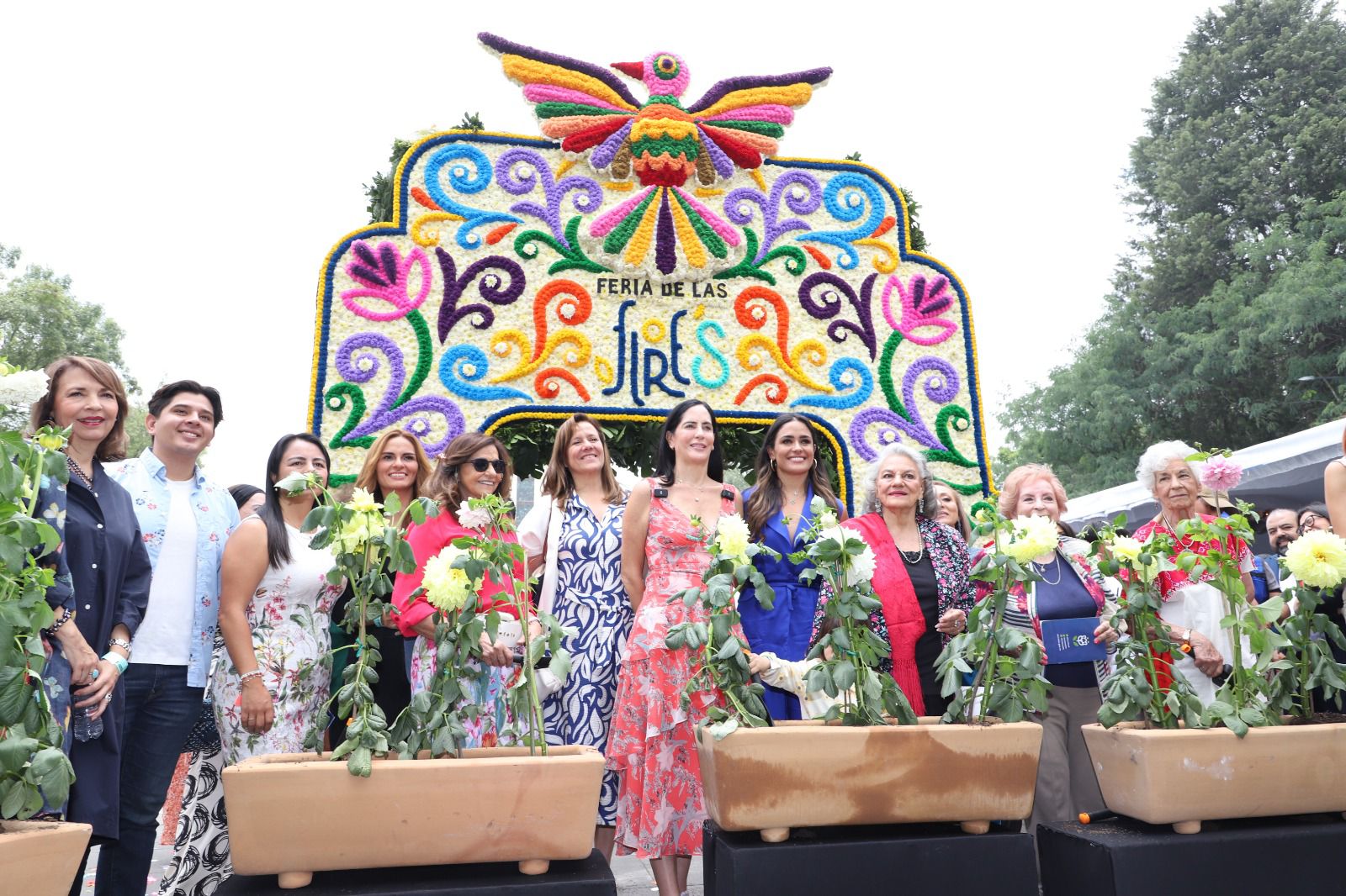 Lía Limón volvió a hacer grande la Feria de las Flores de San Ángel