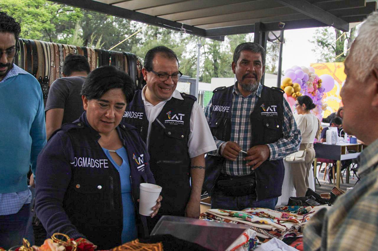 Tlalpan impulsa la economía local con feria de cooperativas y emprendedores locales