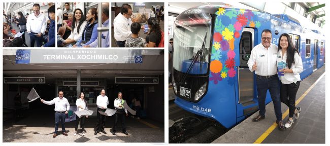 El INFO itinerante cumplió en el Tren Ligero de la CDMX