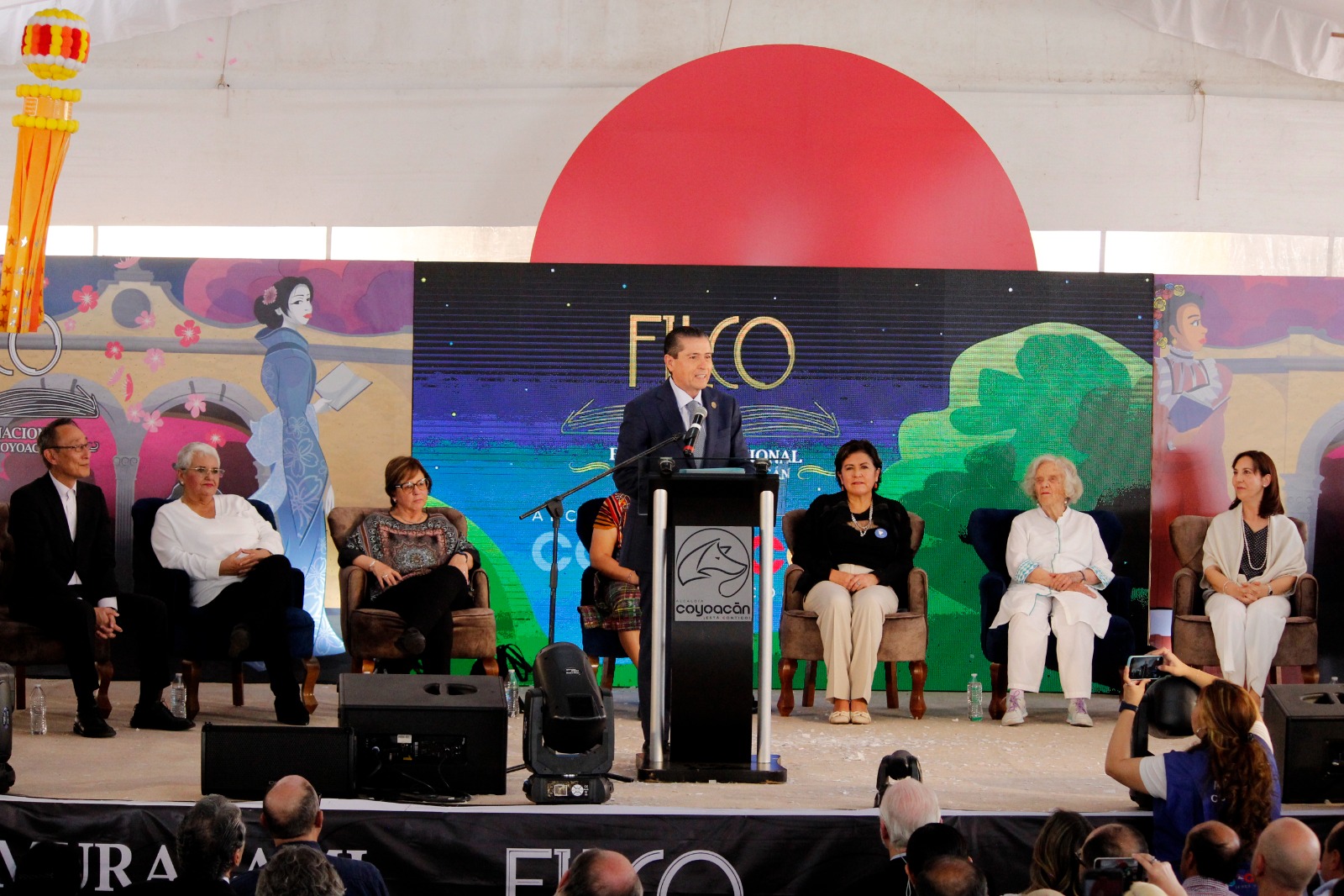 Giovani Gutiérrez Inaugura la 4ta Feria Internacional del Libro en Coyoacán Giovani Gutiérrez Inaugura la 4ta Feria Internacional del Libro en Coyoacán