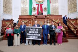 La diputada del PAN, Laura Álvarez presentó una iniciativa para reformar la Ley de Víctimas de la Ciudad de México, con el objetivo de reconocer formalmente a las “madres buscadoras” como apoyo en los procesos de investigación, búsqueda y localización de personas desaparecidas. FOTO: Especial