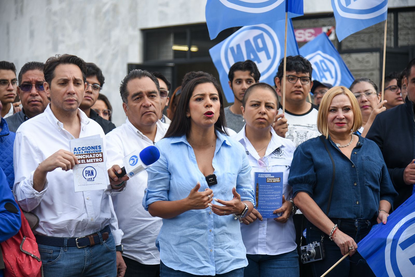 El PAN CDMX acusa manipulación estadística sobre pinchazos en el Metro El PAN CDMX acusa manipulación estadística sobre pinchazos en el Metro