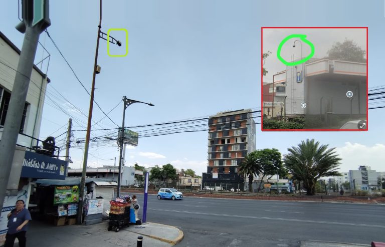 En la Fiscalía General de Justicia de la CDMX nos confirman que el Metro les hizo llegar ayer al filo de las 15:00 horas, de manera formal, dos videos –de dos cámaras– que seguramente pueden aportar elementos para la investigación del caso. FOTOS: CDMX Magacín y Google Maps
