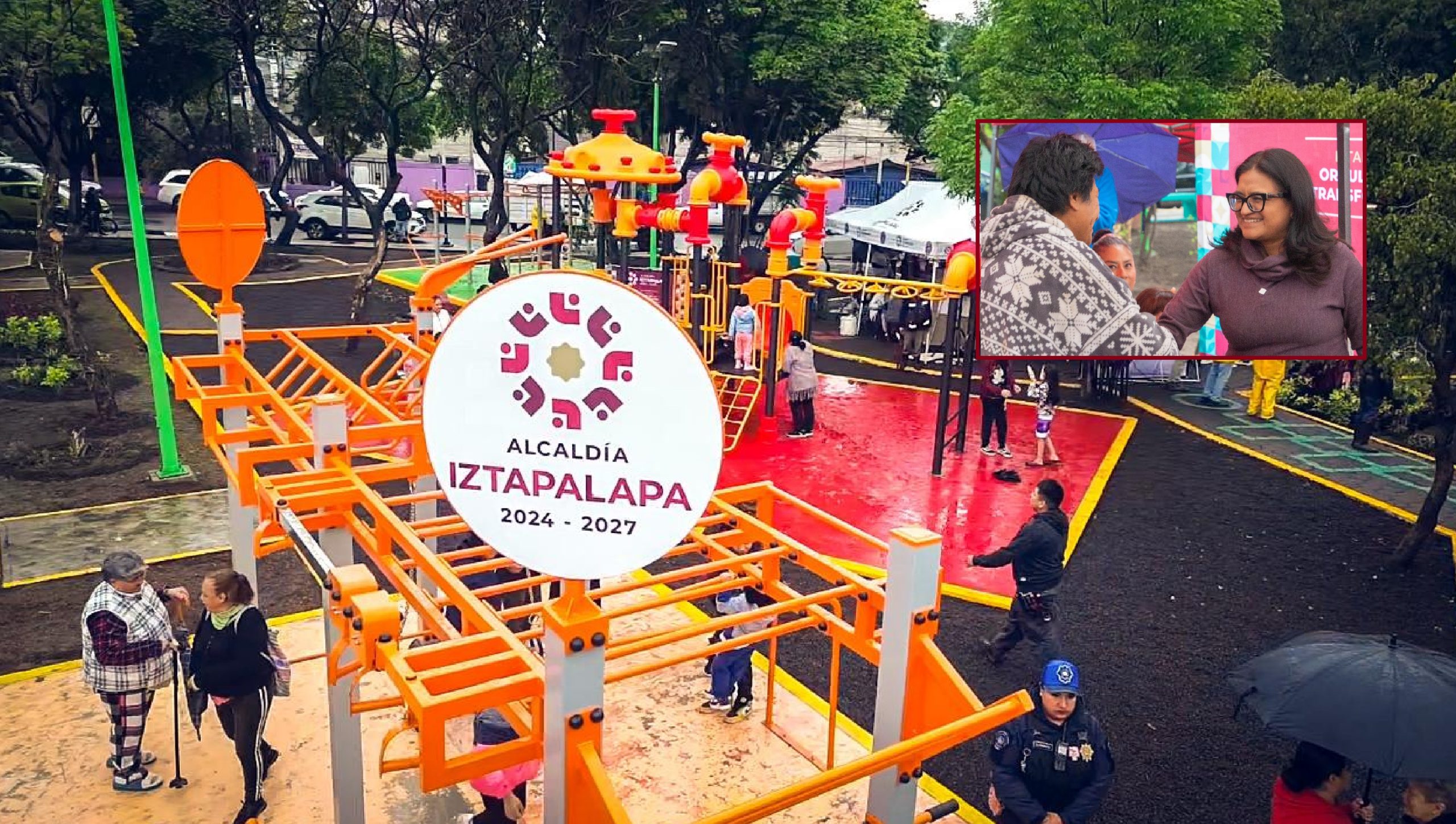 Aleida entrega parque infantil rehabilitado en Iztapalapa Aleida entrega parque infantil rehabilitado en Iztapalapa