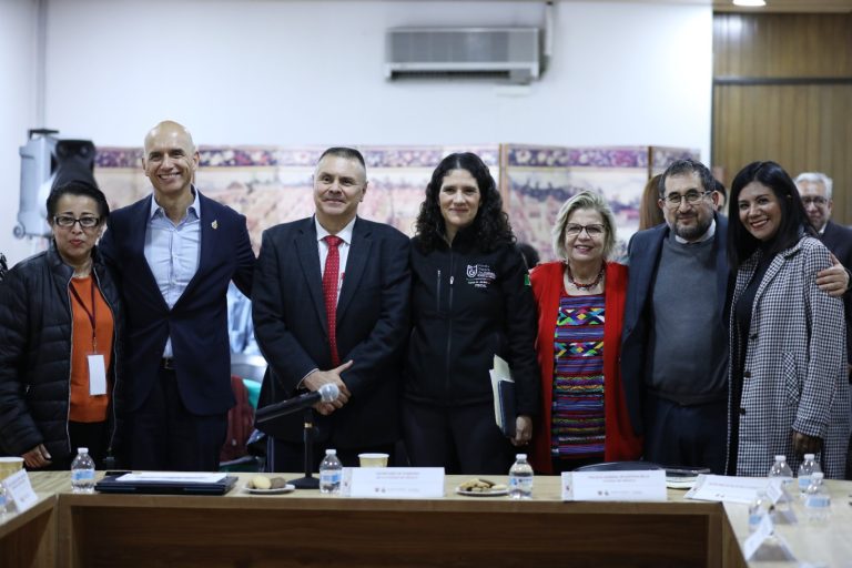 Bertha Alcalde Luján explicó que la nueva Unidad trabajará de manera coordinada con el Instituto de Servicios Periciales y Ciencias Forenses (INCIFO) del Tribunal Superior de Justicia de la Ciudad de México y del Instituto Nacional Electoral (INE).