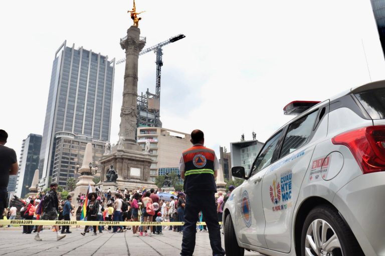 Protección Civil de Cuauhtémoc asiste marcha del orgullo LGBTTTQ+