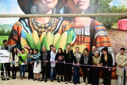 Personas legisladoras del Congreso de la Ciudad de México inauguraron los Murales en Conmemoración de Mujeres Mexicanas, en las instalaciones del órgano legislativo local, obra que se divide en tres murales, abiertos a todo el público.